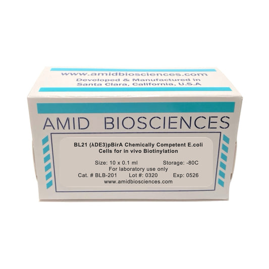 BL21(lambdaDE3)pBirA Chemically Competent E.coli Cells for in-vivo Biotinylation